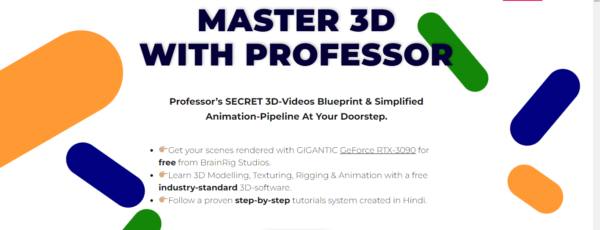 3D Animation Course Complete With Professor How in Urdu/Hindi